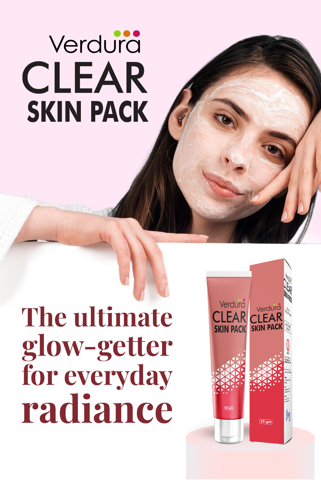 Verdura Clear Skin Pack | Best face pack for clears acne