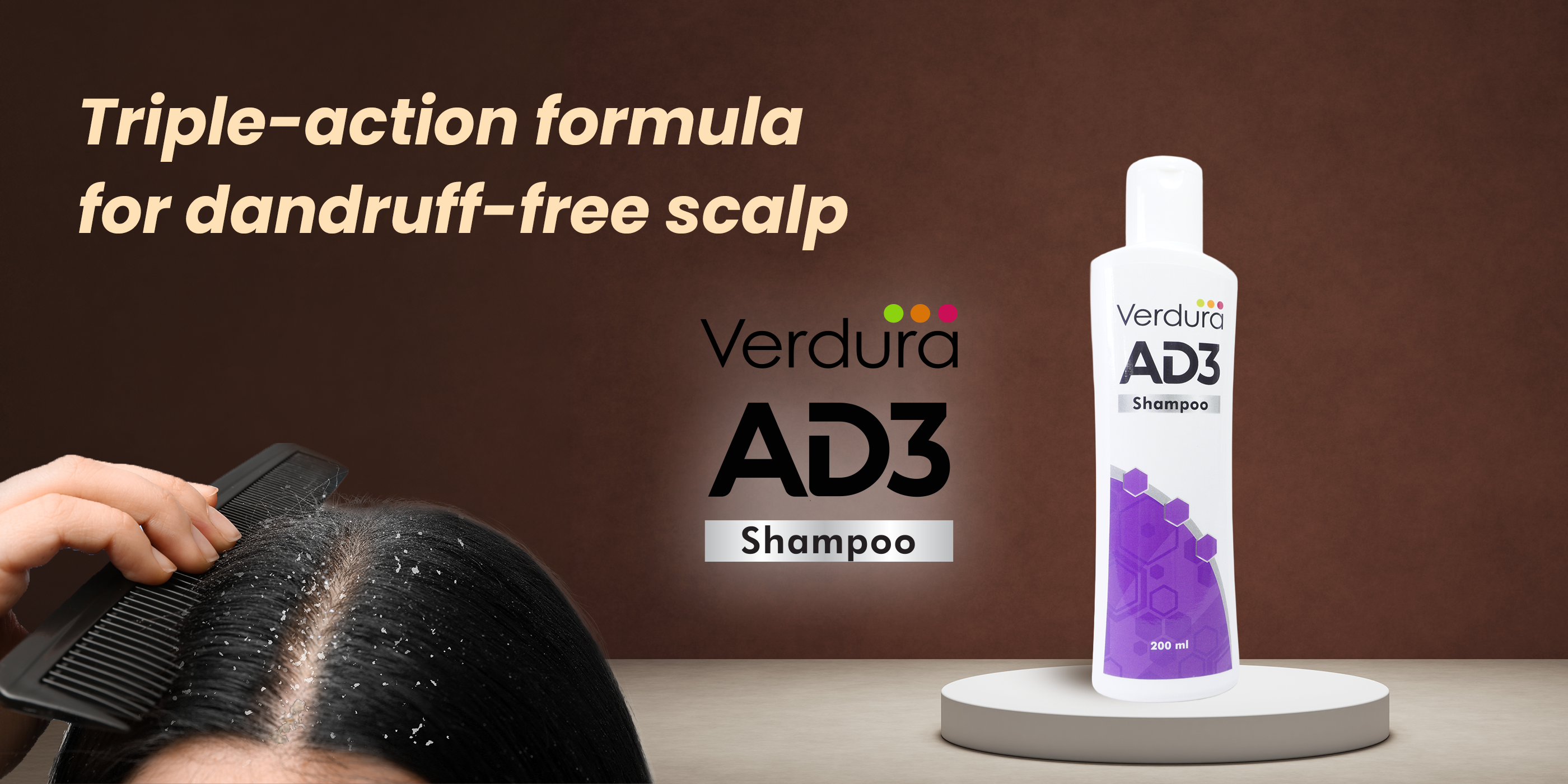 Verdura AD3 shampoo for Antidandruff