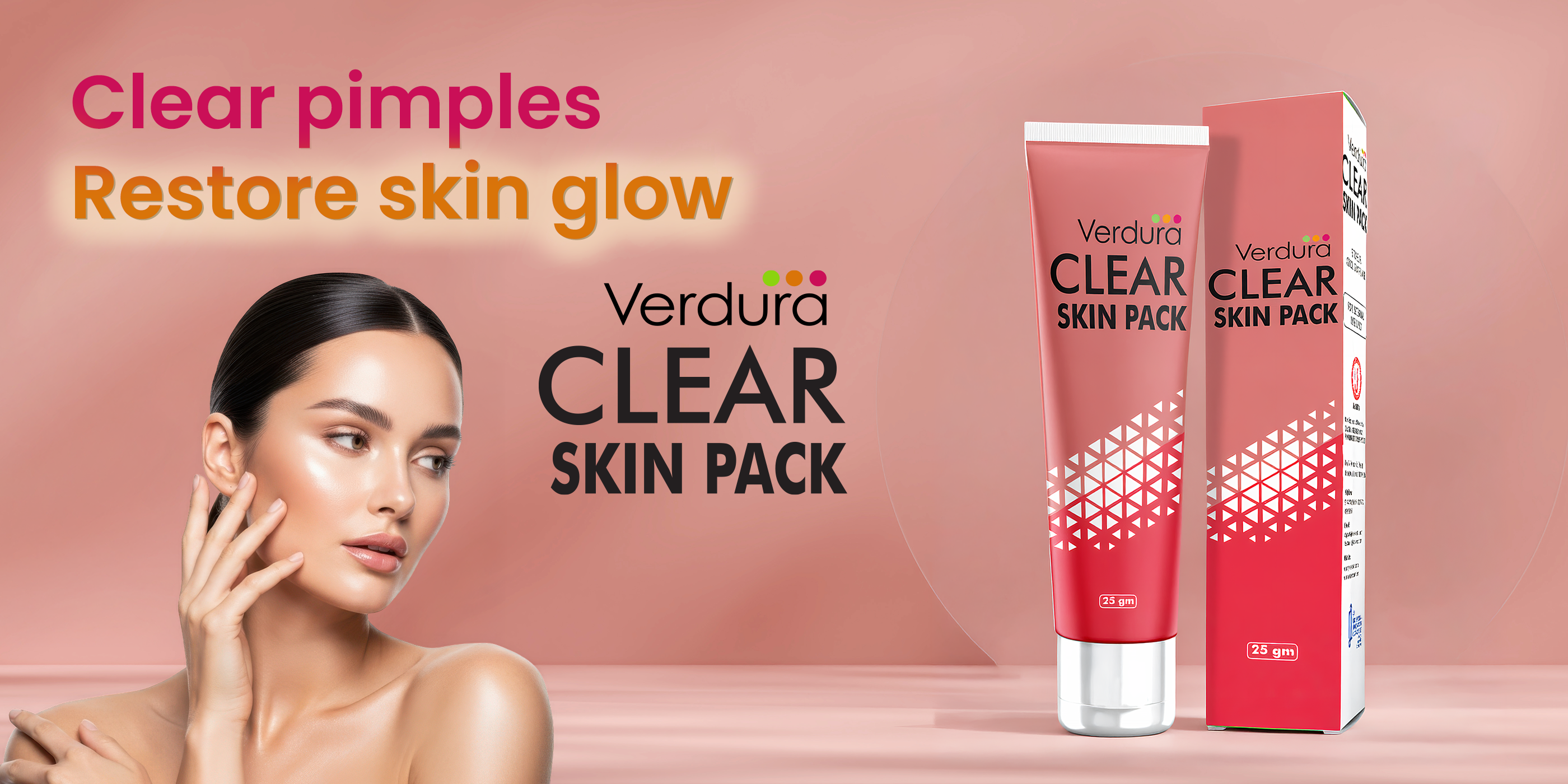 Verdura clear skin pack | Best Face pack for pimples