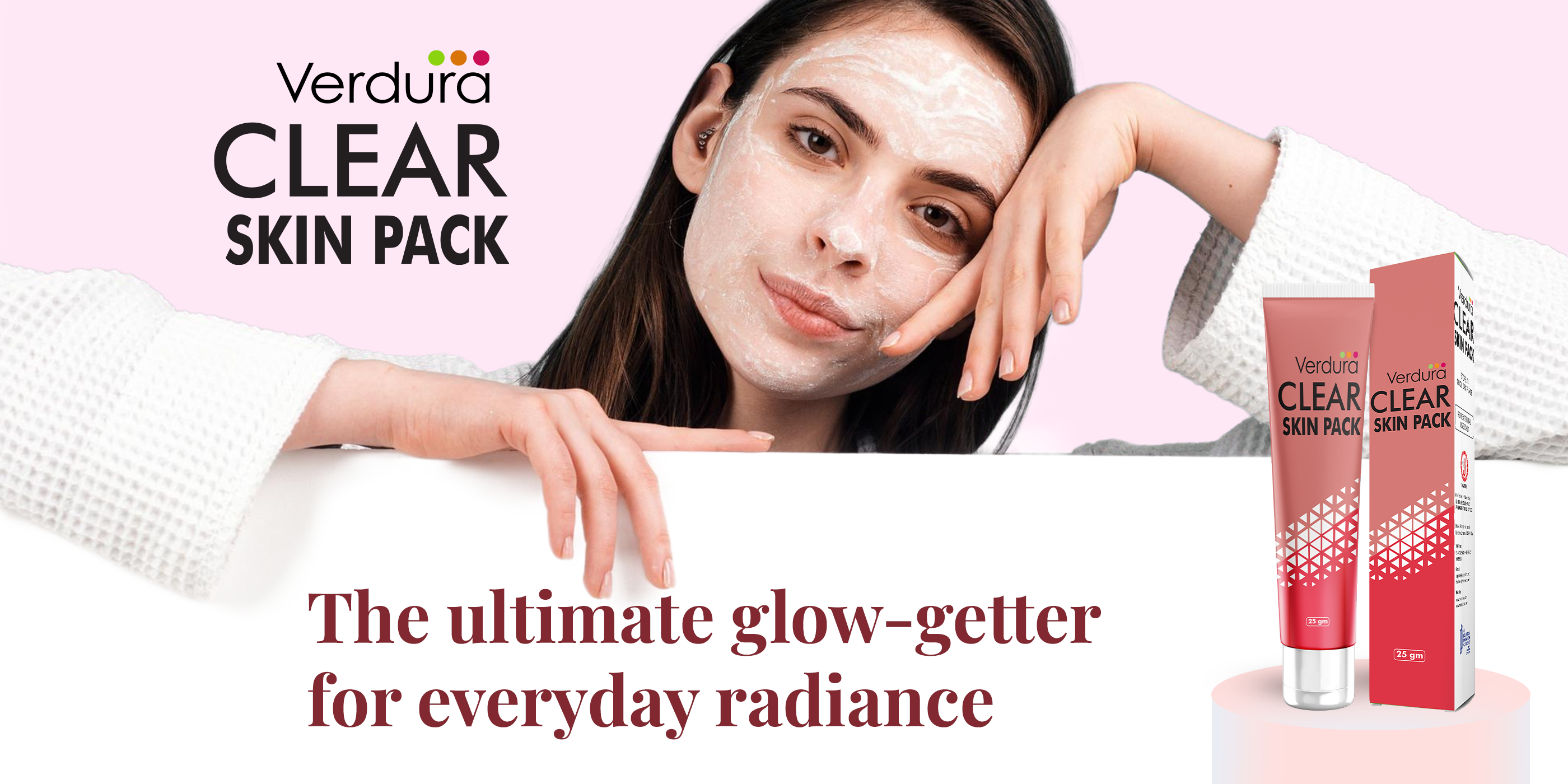 Verdura Clear Skin Pack | Best face pack for clears acne 