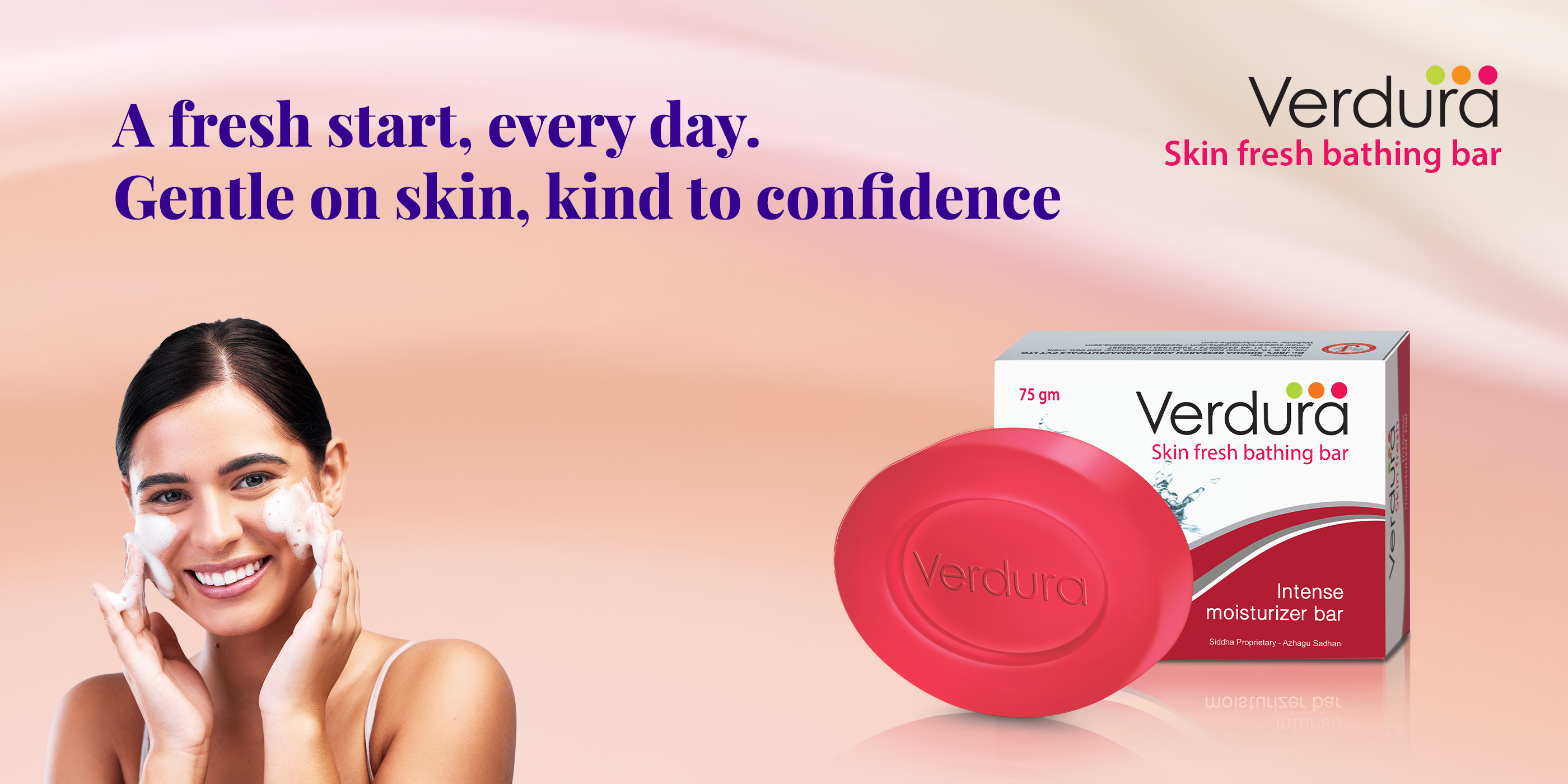 Verdura skin fresh bar , best soap for dry skin , vitamin e soap for skin care