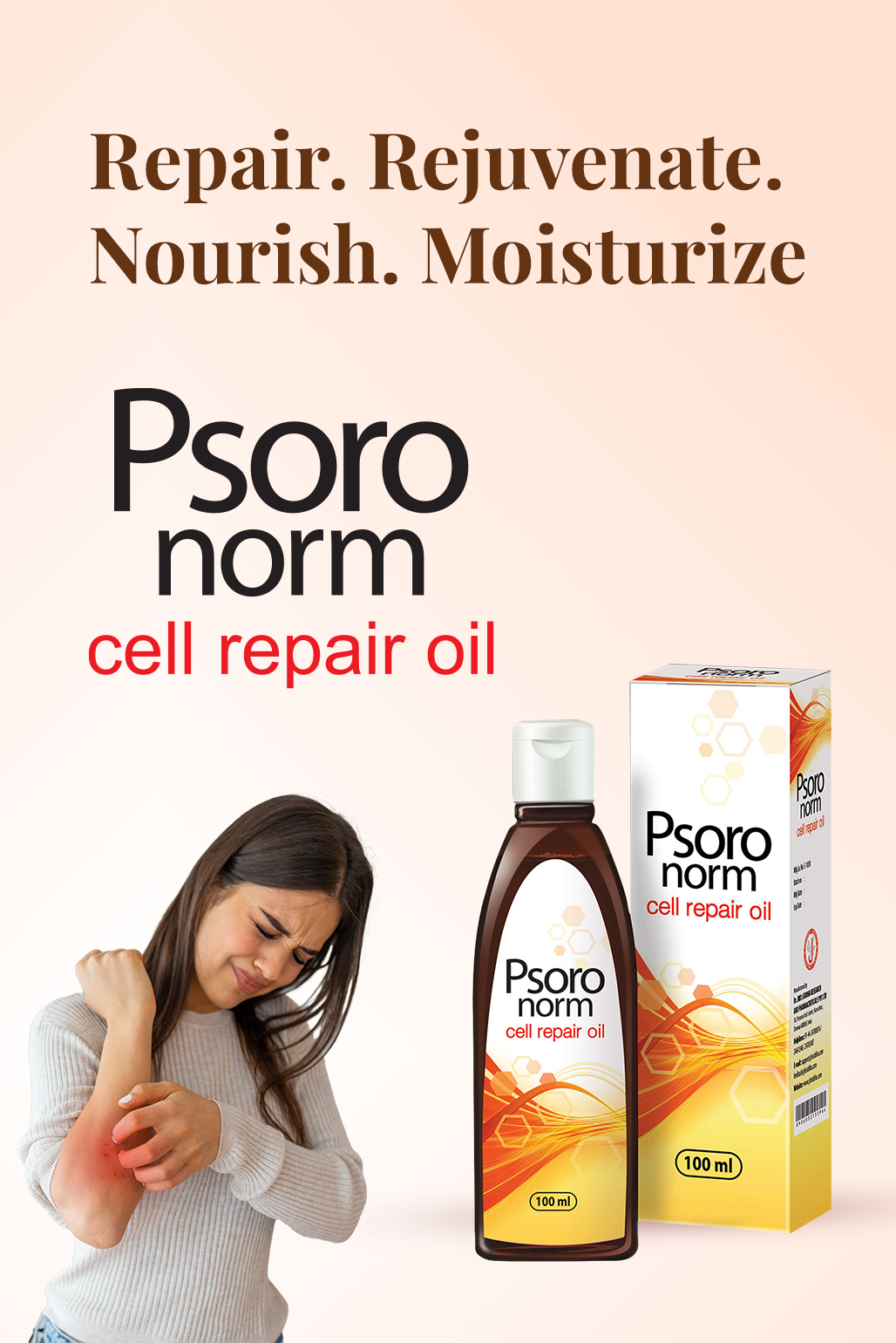 Psoronorm cell repair oil |Best  Psoriasis treatment oil